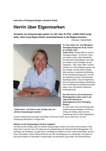 Interview - Judith Imhof - A