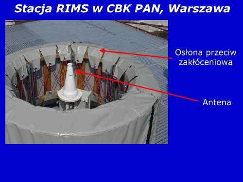 Stacje RIMS - Centrum Badań Kosmicznych PAN