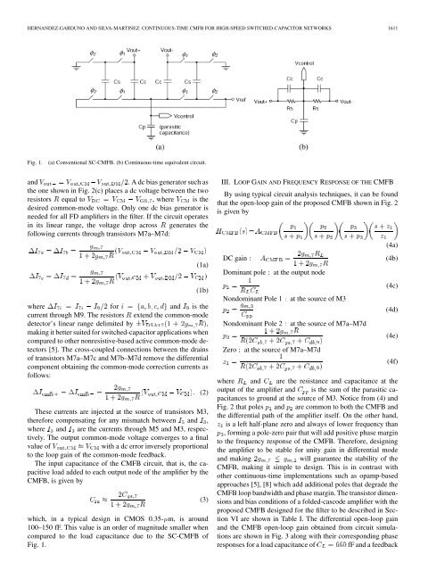 Continuous-Time Common-Mode Feedback for ... - ResearchGate