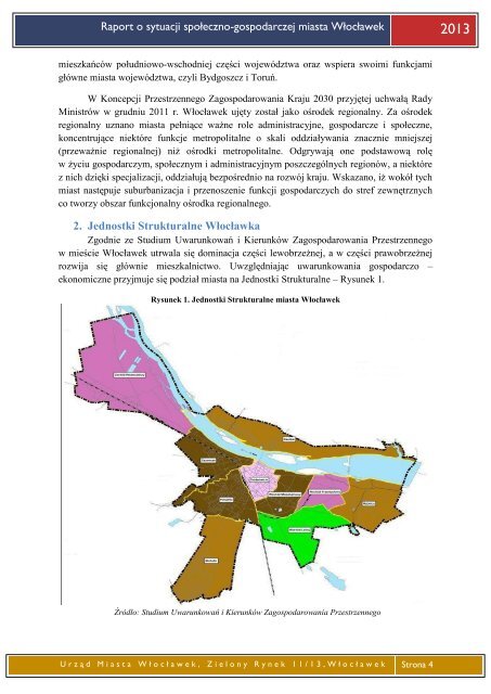 Raport o sytuacji spoÅeczno-gospodarczej miasta WÅocÅawek