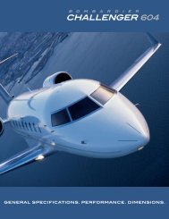Challenger 604 Factsheet - Bombardier