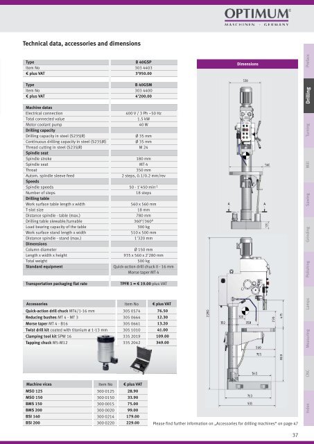 Metal working machines - Stuermer Maschinen