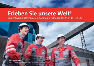 Erleben Sie unsere Welt! - Holcim Süddeutschland