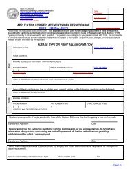 APPLICATION FOR REPLACEMENT WORK PERMIT BADGE ...