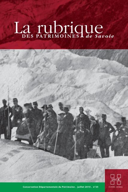 Mise en page 1 - Conseil Général de Savoie