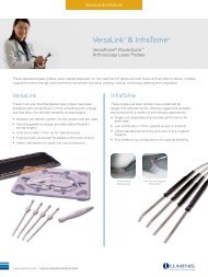 VersaLinkâ¢ & InfraTomeÂ® - Lumenis Surgical