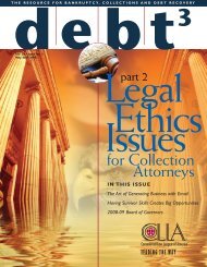 the resource for bankruptcy, collections and debt recovery