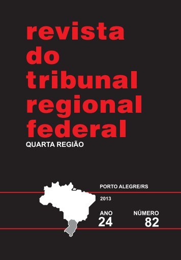 Revista nº 82 - 2013 - Edição impressa - Tribunal Regional Federal ...