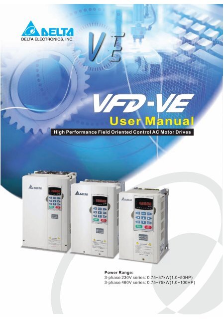 Delta VFD-VE user manual - Womack Machine Supply Company