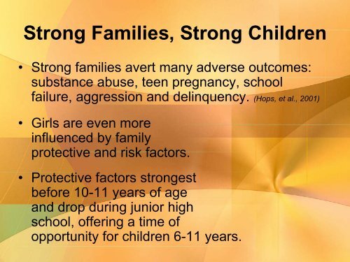 Strengthening Families Program - Inpes