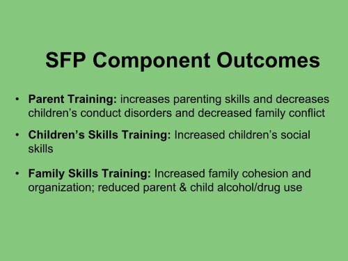 Strengthening Families Program - Inpes