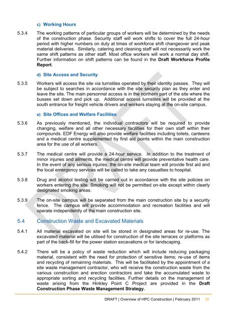 Draft Overview of HPC Construction - EDF Hinkley Point