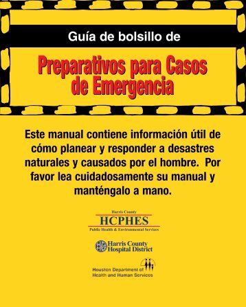 Preparativos para Casos de Emergencia - Harris County Public ...