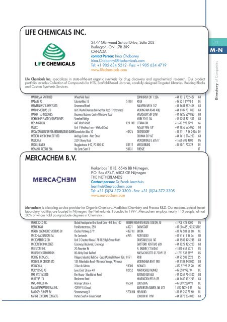 European Federation for Medicinal Chemistry - EFMC