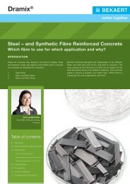 DramixÂ® - Steel vs synthetic fibre reinforced concrete - BOSFA