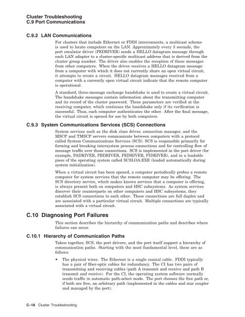 OpenVMS Cluster Systems - OpenVMS Systems - HP