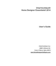 Chief Architect® Home Designer Essentials® 2014 User's Guide
