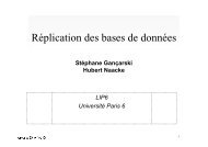 RÃ©plication des bases de donnÃ©es