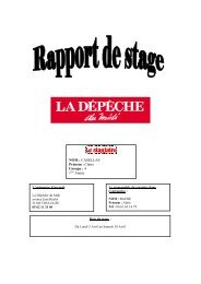 Rapport de stage - blog.de