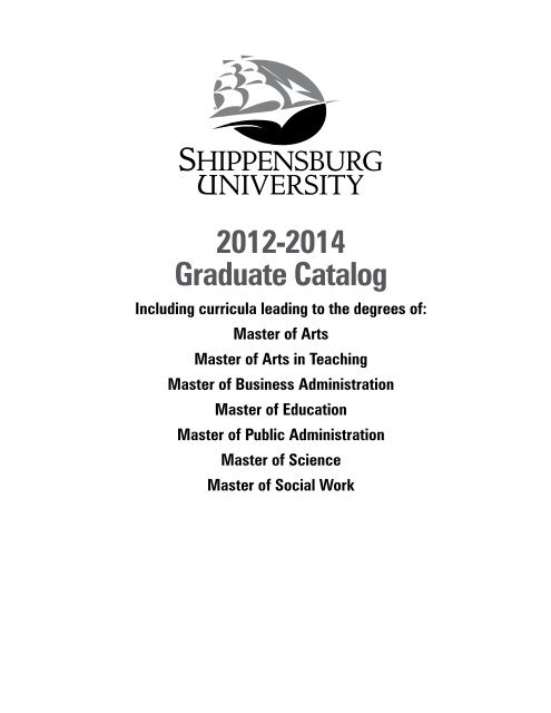 Graduate Catalog - Shippensburg University