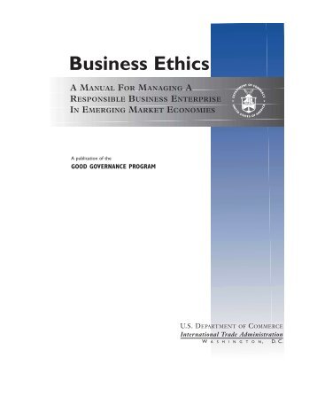 Business Ethics - International Trade Administration - Department of ...