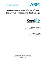 An Introduction to AMBA 4 ACE - ARM
