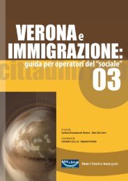 Verona e immigrazione: guida per operatori del 