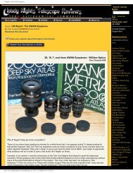 CN Report: The UWAN Eyepieces - William Optics