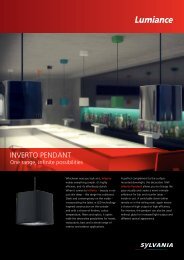 InVerto Pendant - Data sheet Click to download - Havells-Sylvania