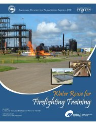 Water Reuse for Firefighting Training - Canadian Consulting Engineer