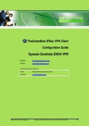 TheGreenBow VPN Client Software