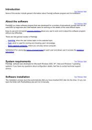 Introduction About the software System requirements ... - Chess OK