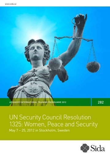 UN Security Council Resolution 1325: Women, Peace ... - Indevelop