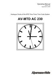 AV-MTD AC 230 - Alpermann+Velte