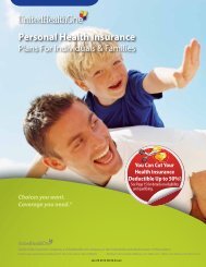 Plan Brochure - eHealthInsurance.com