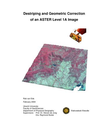 Destriping and Geometric Correction of an ASTER Level ... - GIS-Lab