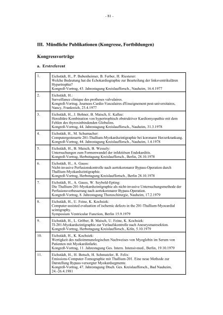 als PDF zum downloaden - Univ.-Prof. Dr. med. H. Eichstädt
