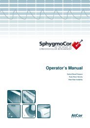 Operator's Manual - AtCor Medical