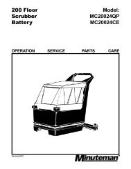 Minuteman 200 Scrubber Oper Parts Manual.pdf - Tedjgross.com ...