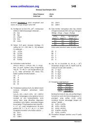 Latihan Soal SNMPTN 2011 Kimia 546 - Guru Indonesia