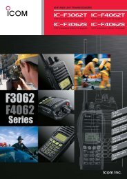 IC F3062 / F4062 - VHF Group AS