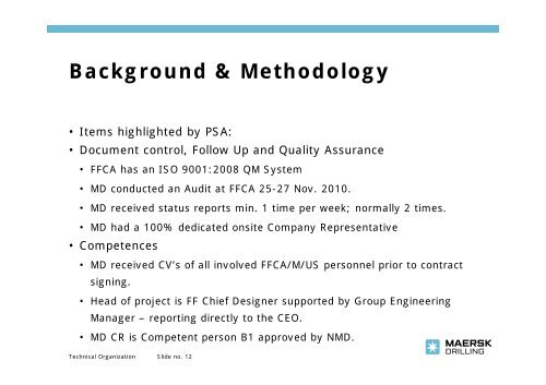 Background & Methodology