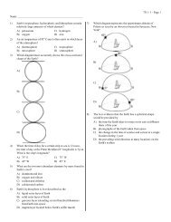 41 questions - Earth Science Regents Review