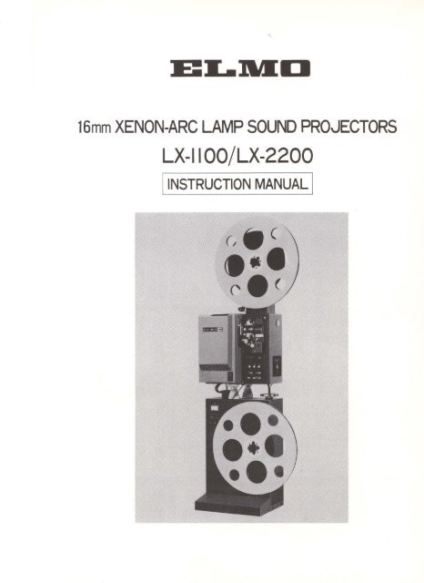 LX-1100/LX-2200 Manual - Elmo