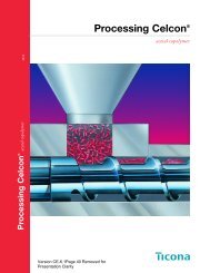 Celcon POM Processing and Troubleshooting Guide - Hi Polymers