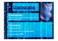 Cryptographie : - hypo-theses.com