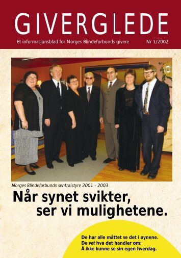 GIVERGLEDE - Norges Blindeforbund