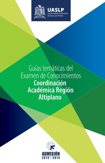 GuÃ­as temÃ¡ticas del Examen de Conocimientos - Universidad ...