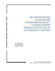 Relaciones sociales en salud entre funcionarios y usuarios