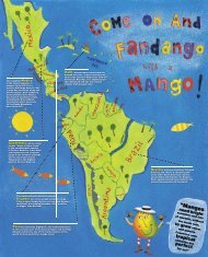 Mango Geography Poster - National Mango Board